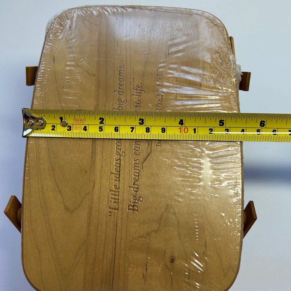 Longaberger Home Office 10th Anniversary Basket 2007 Lid Liner Protector NEW - Picture 12 of 13